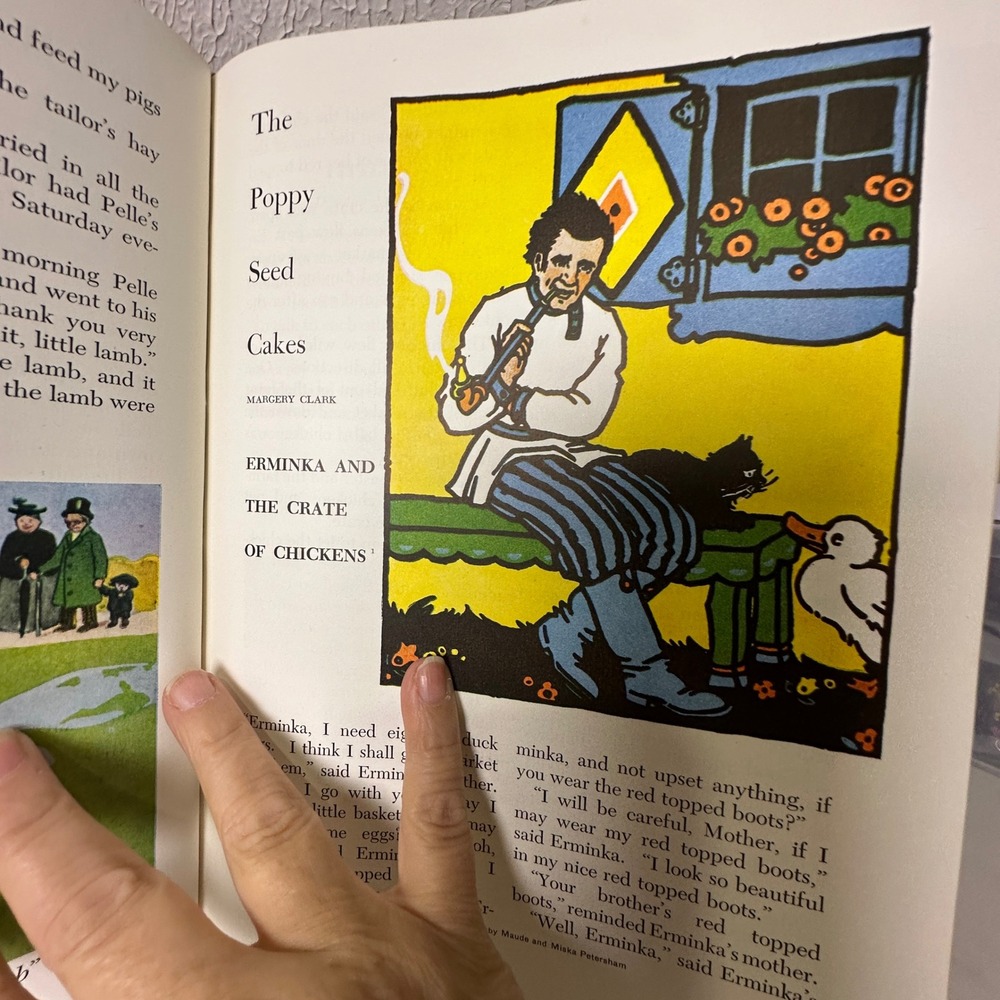 1955 The Illustrated Treasury of Children's Literature Grosset & Dunlap Red Gold - Picture 10 of 10